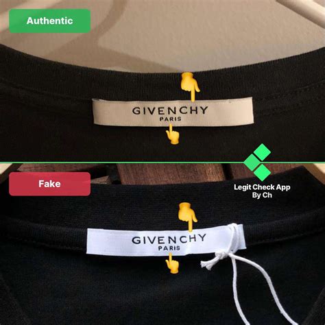 givenchy white t shirt real vs fake|how to find givenchy clothes.